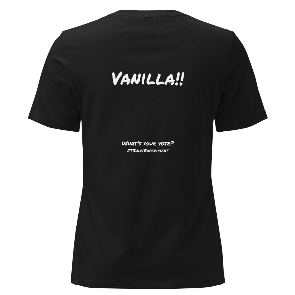 Women's Vanilla Tee - Black