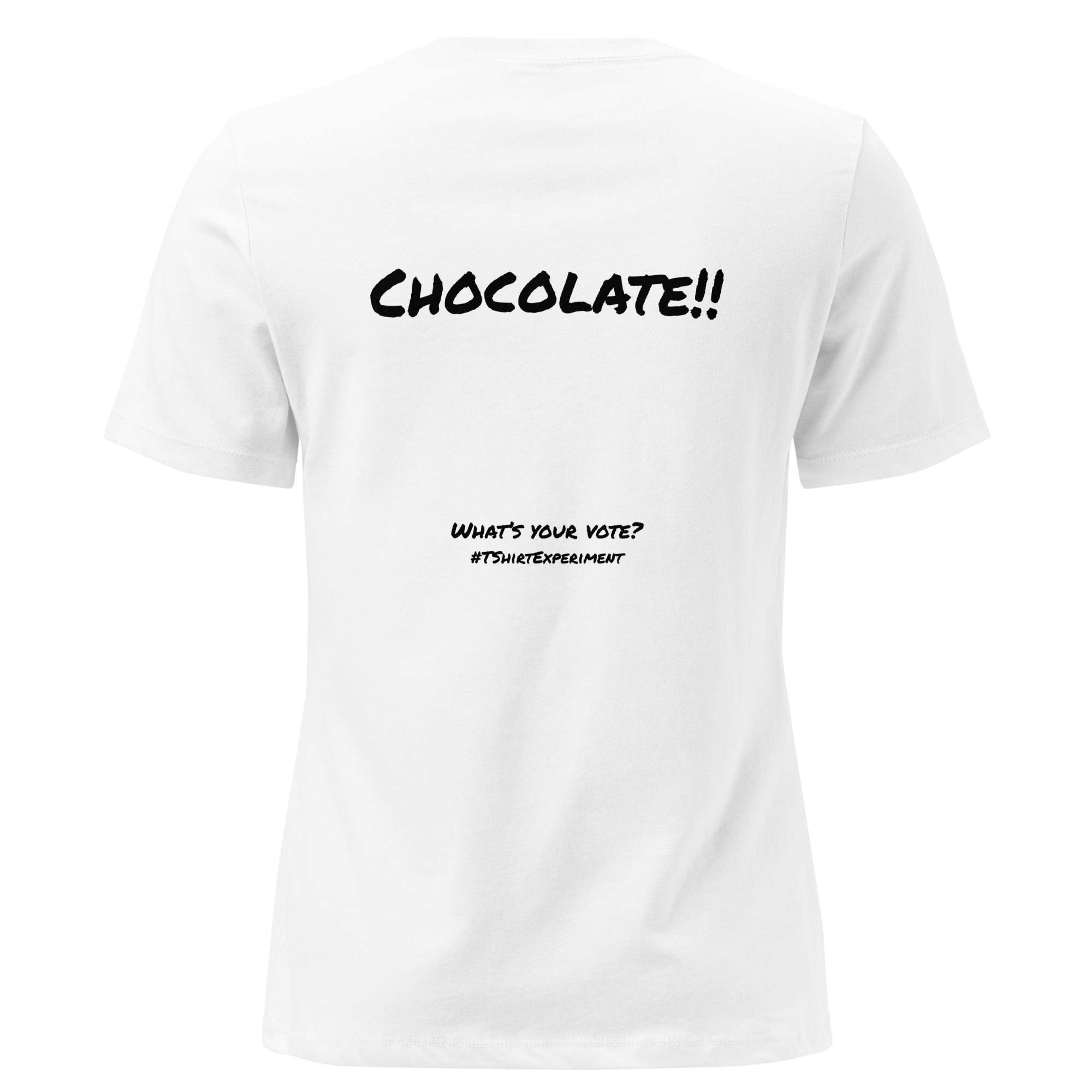 Women's Chocolate Tee - White